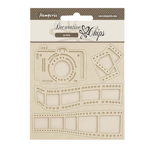 Stamperia - Create Happiness Dewdrops - Decorative Chips (14x14cm) "Art of Photograph"