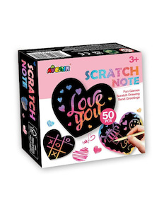 Avenir - Scratch Notes - Hearts (50pk)