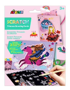 Avenir - Scratch Greeting Cards - Princess