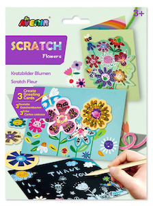 Avenir - Scratch Greeting Cards - Flower