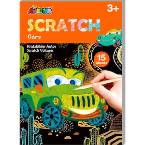 Avenir: Avenir - Mini Scratch Cards - Cars (15pk)