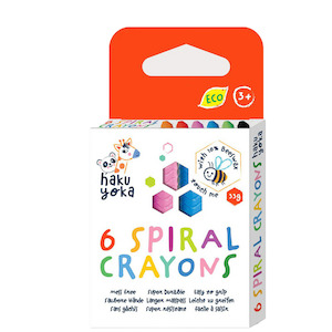 Avenir - Haku Yoka - Spiral Crayons - 6 Pack