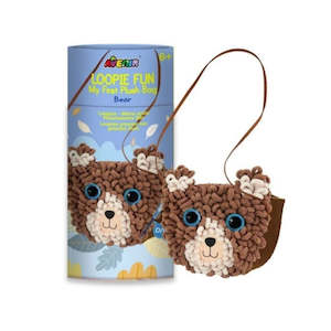 Avenir - Loopie Fun - My First Plush Bag - Bear