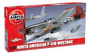 Airfix: Airfix - Model Kit - North American P-51D Mustang 1:72 (Skill Level 1)