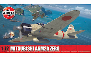 Airfix - Model Kit - Mitsubishi A6M2b Zero 1:72 (Skill Level1)