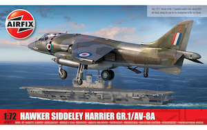 Airfix: Airfix - Model Kit - Hawker Siddeley Harrier GR.1/AV-8A 1:72 (Skill Level 2)