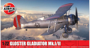 Airfix - Model Kit - Gloster Gladiator MK.I/II (Skill Level1)