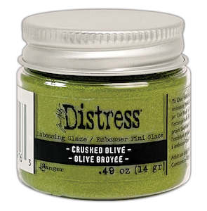 Tim Holtz Distress Embossing Glaze - Crushed Olive