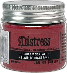 Tim Holtz Distress Embossing Glaze - Lumberjack Plaid