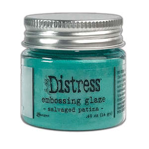 Tim Holtz Distress Embossing Glaze - Salvaged Patina