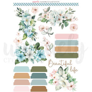 Uniquely Creative - Coastal Bliss - A4 Cut-A-Part Sheet