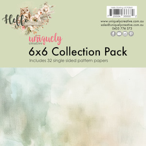 Paper Pads Packs Uniquely Creative: Uniquely Creative - Hello Darling - 6x6 Collection Pack