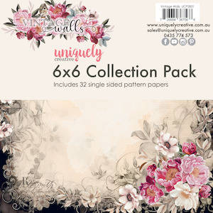 Uniquely Creative - Vintage Walls - 6x6 Collection Pack