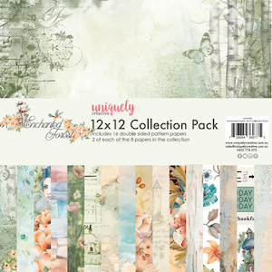 Paper Pads Packs Uniquely Creative: Uniquely Creative - Enchanted Forest - 12x12 Collection Pack