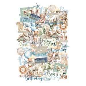 Uniquely Creative - Hello Darling - Creative Cuts (Ephemera) - Aquamarine