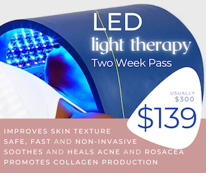 LED Light Therapy Two Week Pass (up to 6 sessions)