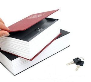 Dictionary Home Diversion Book Safe with Key Lock and Hidden Compartment