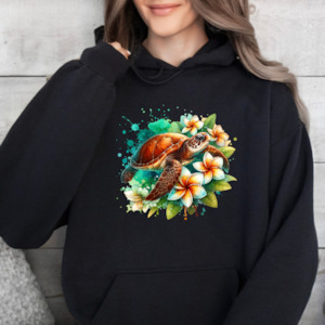 Turtle- Graphic Hoodie