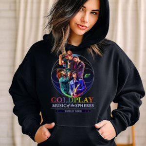 Womenswear: Coldplay Unisex Graphic Hoodie- Style 1