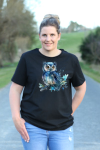 Squad Graphic Tee -Splatter Owl 2