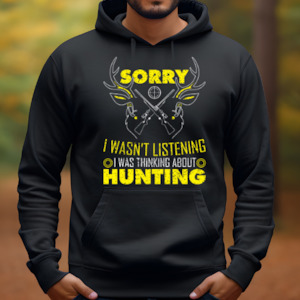 Sorry I Wasn't Listening - Men's Graphic Hoodie