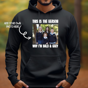 Fathers Day Photo Hoodie - Men's Graphic Hoodie