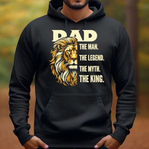 dad the myth the legend Hoodie - Men's Graphic Hoodie