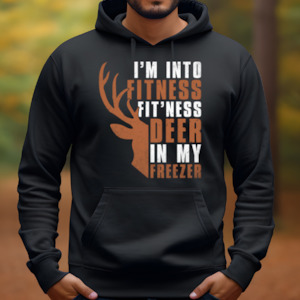 Womenswear: I'm into Fitness- Men's Graphic Hoodie