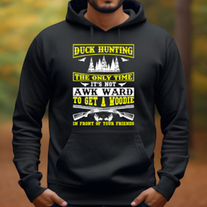 Womenswear: Duck Hunting The Only Time... - Men's Graphic Hoodie