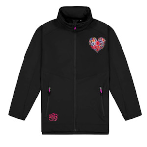 Womenswear: Floral Heart Softshell Jacket