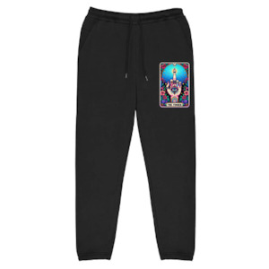 Graphic Trackpants-Tarot Card The Finger