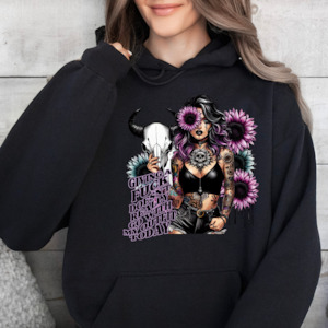 Giving a .... doesn't go with my outfit - Graphic Hoodie