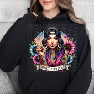 Protect Your Peace- Graphic Hoodie