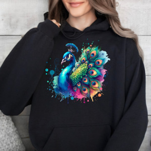 Womenswear: Peacock- Graphic Hoodie