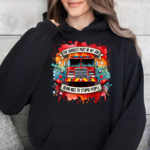 Womenswear: Fire Fighter - Graphic Hoodie