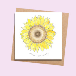 Stationery wholesaling: RR11 Hello Sunshine (6 pack)