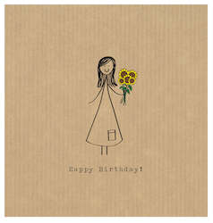 LCF109 Birthday Sunflowers (6 pack)