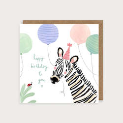 LMDCC12 Zebra Happy Birthday to You (6 pack) PREORDER