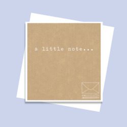 LCF124 Little Note (6 pack) PREORDER - April delivery