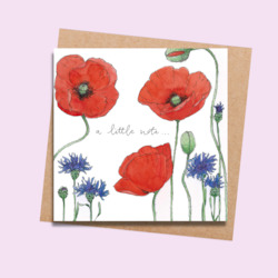 RR44 Little Note Poppies (6 pack)