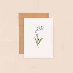 Stationery wholesaling: LMDBIJ66 Bluebells (6 pack) OCTOBER DELIVERY