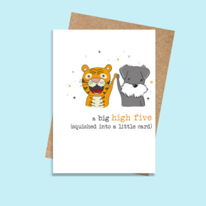 DSSS1962 Big High Five - Little Card (6 pack)