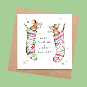 Stationery wholesaling: SSXM13 Christmas Stockings (6 pack)