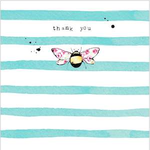 Stationery wholesaling: SSBB16 Thank You Bees (6 pack)