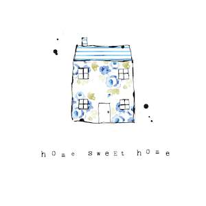 Stationery wholesaling: SSPP10 Home Sweet Home (6 pack)