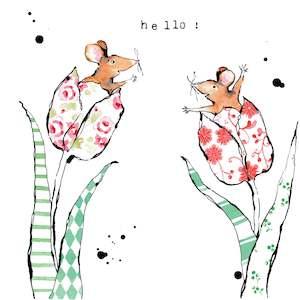 Stationery wholesaling: SSLW07 Hello Tulips (6 pack)