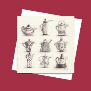 Stationery wholesaling: IBC10 Teapots (6 pack)