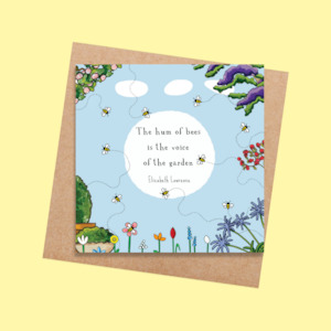 Stationery wholesaling: RTD13 The Hum of the Bees (6 pack)