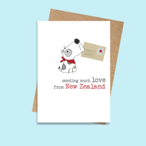 Stationery wholesaling: DSWW746 Love from NZ (6 pack)