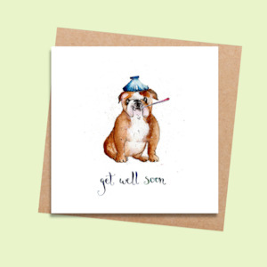 Stationery wholesaling: LMDFF39 Get Well Soon (6 pack)